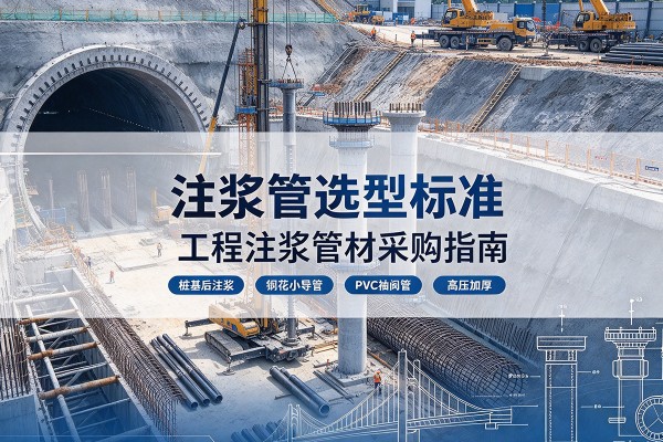 漾濞注浆管选型标准