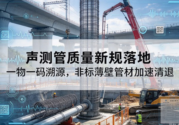 漾濞声测管质量新规落地，一物一码溯源，非标薄壁管材加速清退